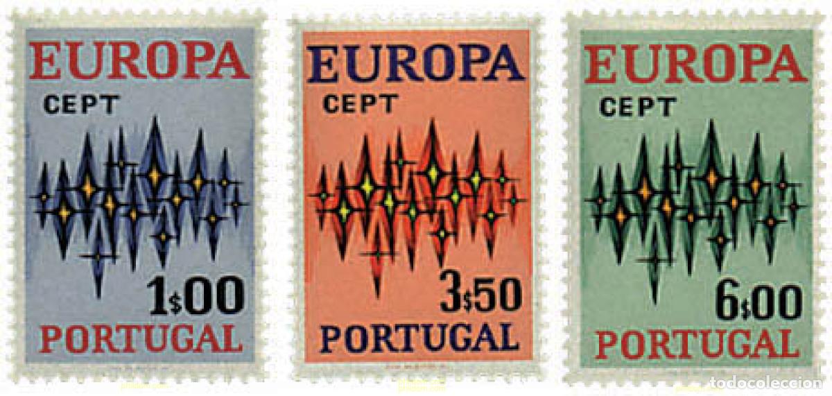 Sellos: 62226 MNH PORTUGAL 1972 EUROPA CEPT. COMUNICACIONES
