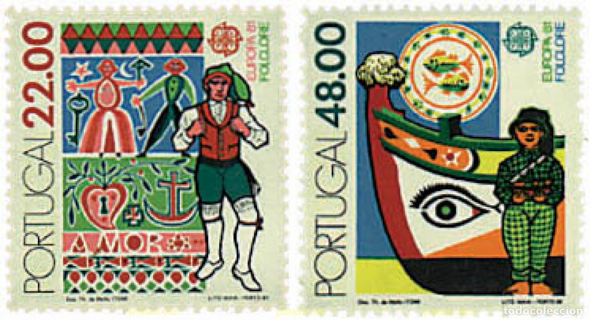 Sellos: 62467 MNH PORTUGAL 1981 EUROPA CEPT. FOLCLORE