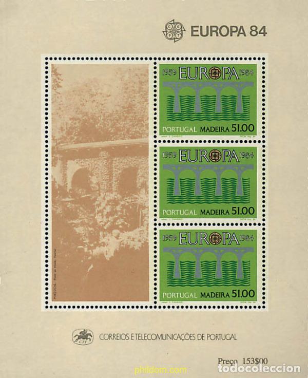 Sellos: 62572 MNH MADEIRA 1984 EUROPA CEPT. 25 ANIVERSARIO DE LA CEPT