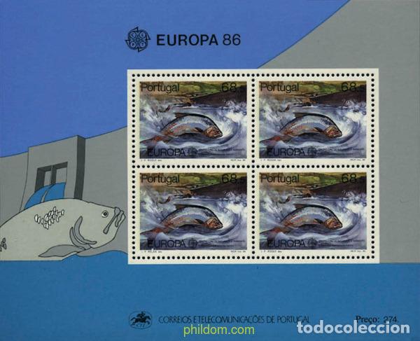Sellos: 88365 MNH PORTUGAL 1986 EUROPA CEPT. PATRIMONIO ARTISTICO Y NATURAL