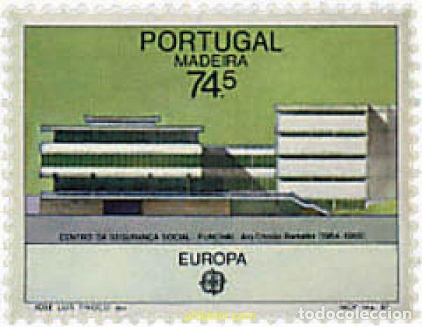 Sellos: 62666 MNH MADEIRA 1987 EUROPA CEPT. ARQUITECTURA MODERNA