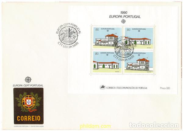 Sellos: 24242 MNH PORTUGAL 1990 EUROPA CEPT. OFICINAS POSTALES