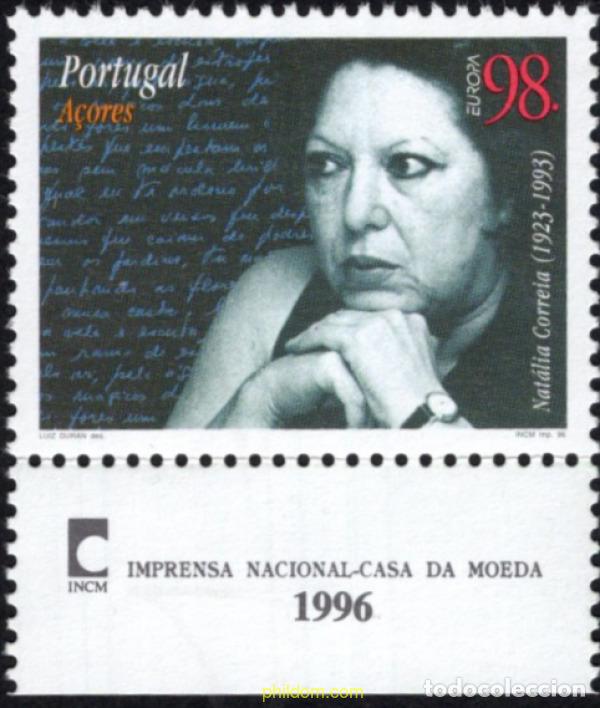 Sellos: 25985 MNH AZORES 1996 EUROPA CEPT. MUJERES CELEBRES