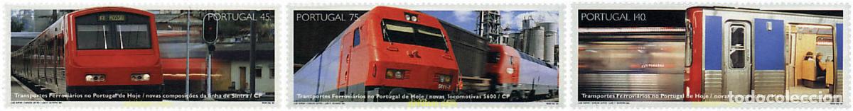 Sellos: 87592 MNH PORTUGAL 1994 TRANSPORTES FERROVIARIOS MODERNOS