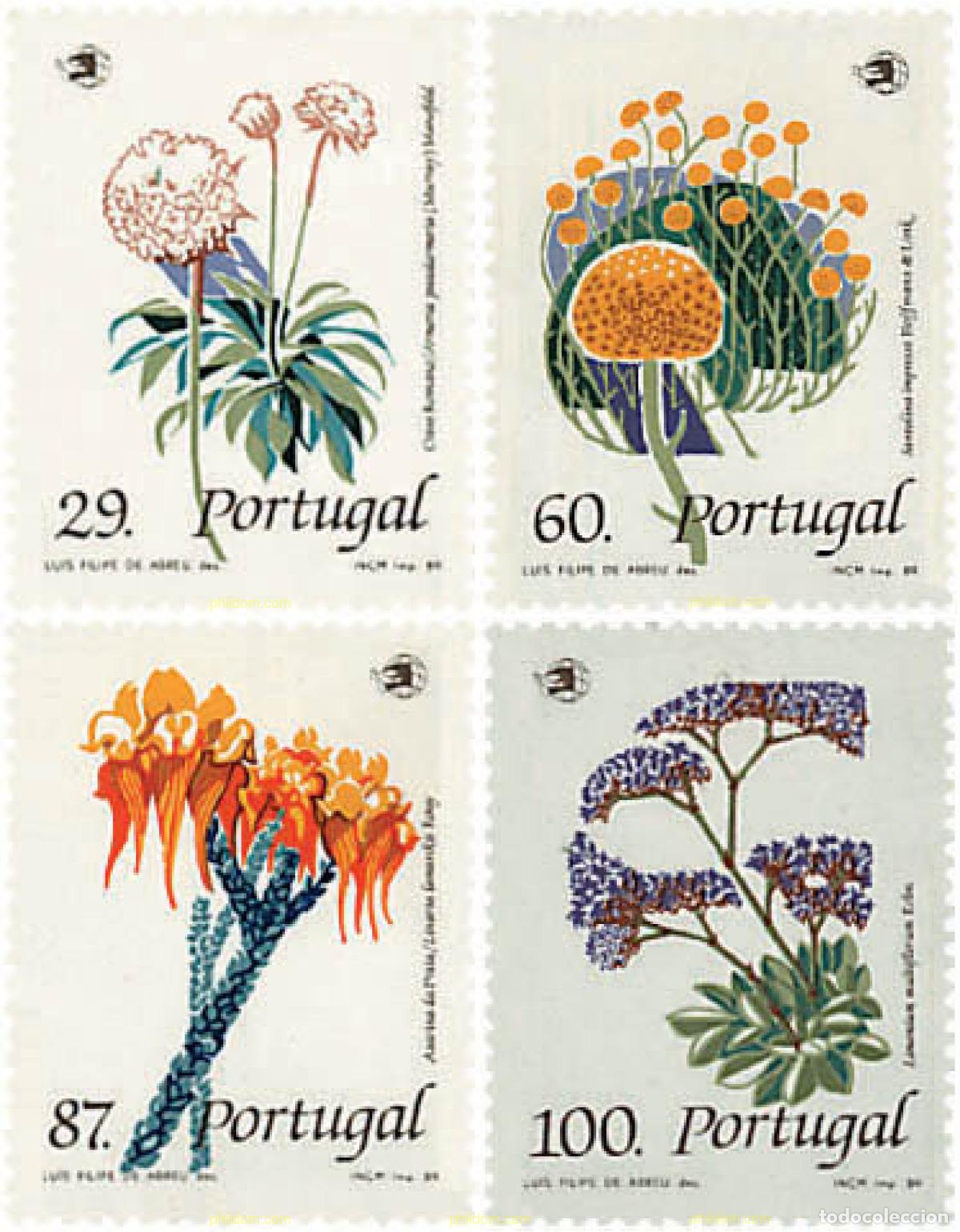 Sellos: 94395 MNH PORTUGAL 1989 FLORES SILVESTRES