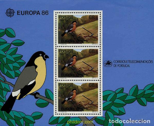 Sellos: 64101 MNH AZORES 1986 EUROPA CEPT. PATRIMONIO ARTISTICO Y NATURAL
