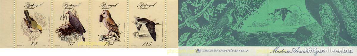 Sellos: 3362 MNH MADEIRA 1987 AVES