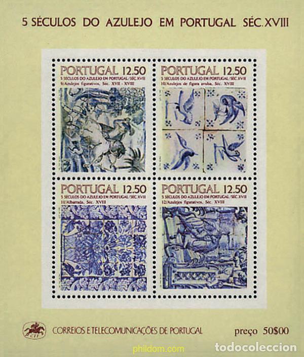 Sellos: 94394 MNH PORTUGAL 1983 5 SIGLOS DE AZULEJOS