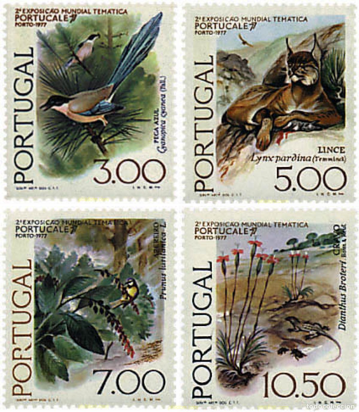 Sellos: 97200 MNH PORTUGAL 1976 2 EXPOSICION FILATELICA TEMATICA EN OPORTO
