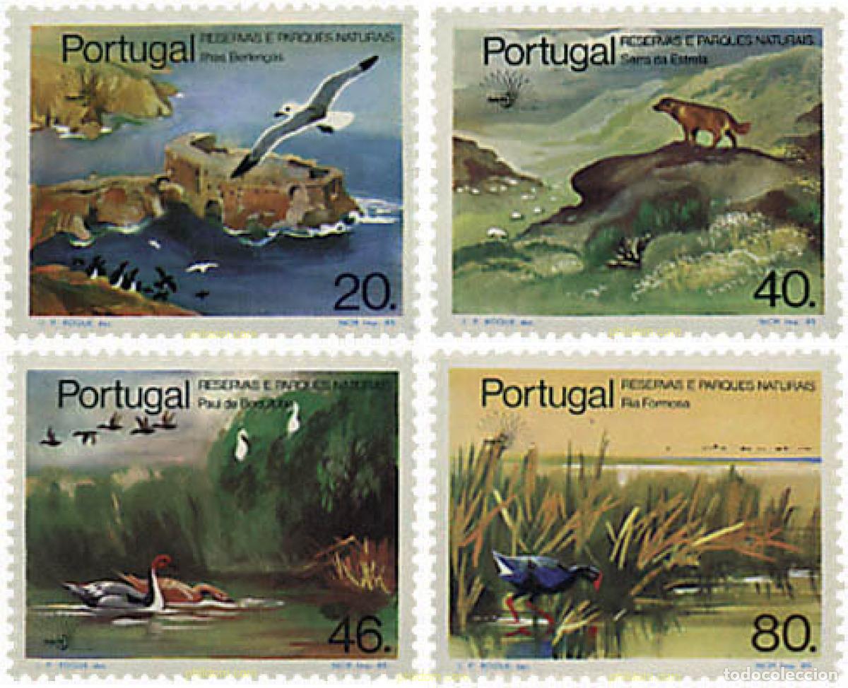 Sellos: 37180 MNH PORTUGAL 1985 PARQUES NATURALES PORTUGUESES