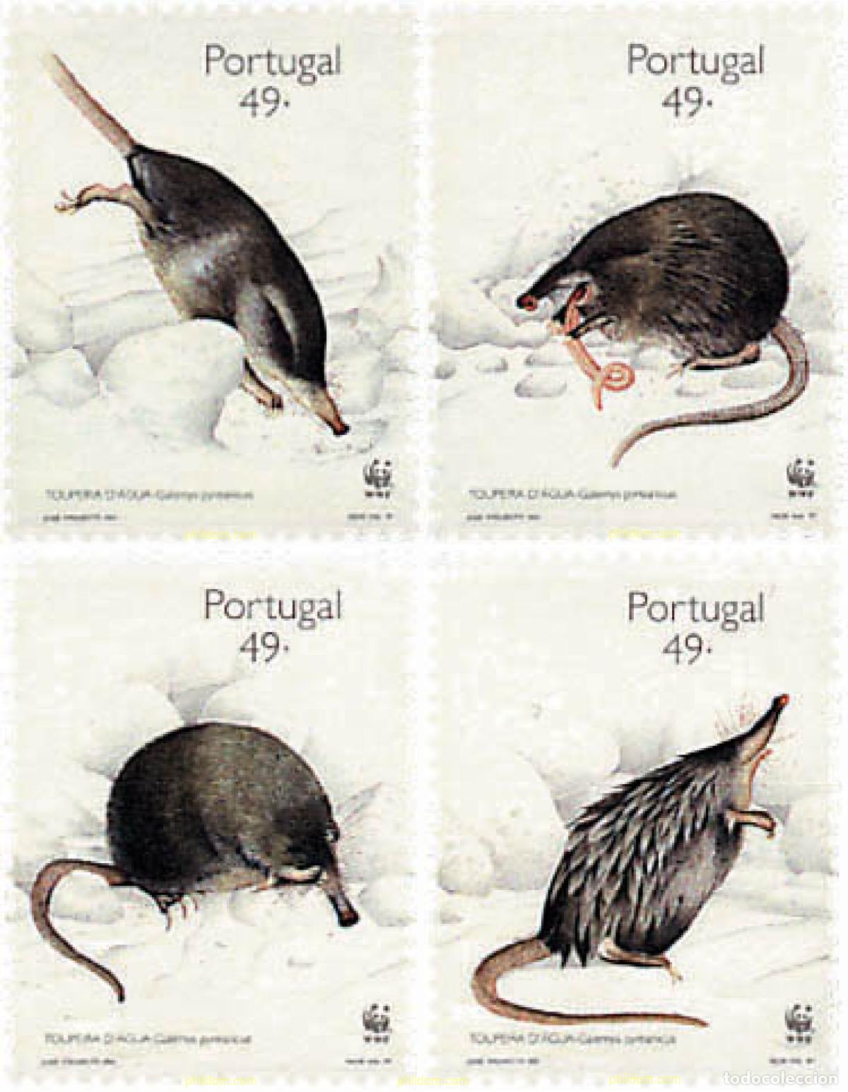 Sellos: 87063 MNH PORTUGAL 1997 DESMAN DE LOS PIRINEOS