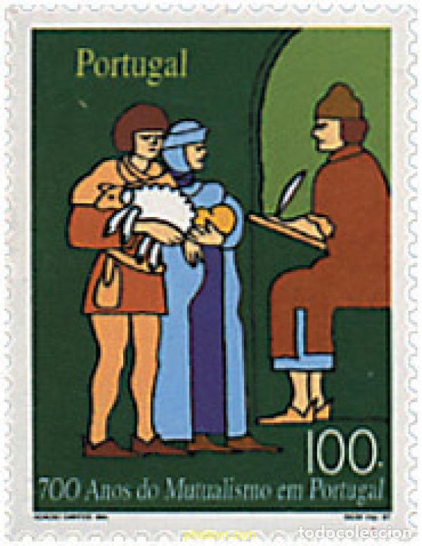 Sellos: 87101 MNH PORTUGAL 1997 700 A&Ntilde;OS DEL MUTUALISMO EN PORTUGAL