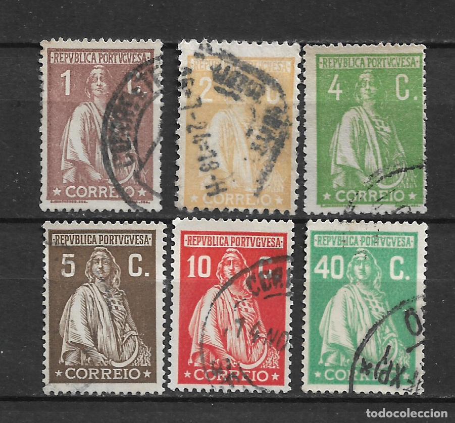 Sellos: portugal lote 6 sellos usados - 7/19