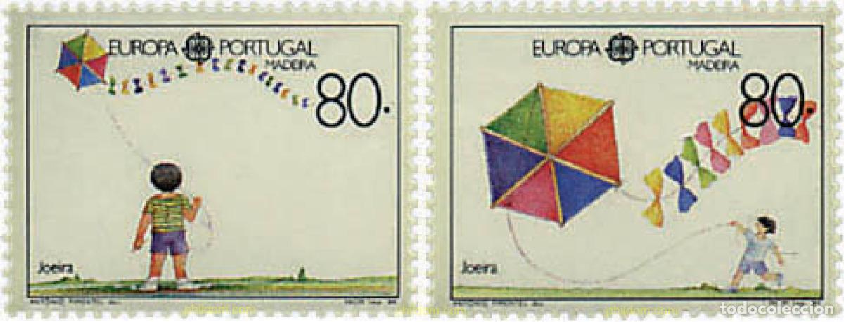 Sellos: 62747 MNH MADEIRA 1989 EUROPA CEPT. JUEGOS INFANTILES