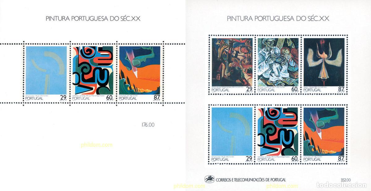 Sellos: 106638 MNH PORTUGAL 1989 PINTURA PORTUGUESA DEL SIGLO XX