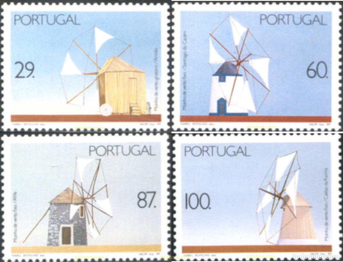 Sellos: 3243 MNH PORTUGAL 1989 MOLINOS DE VIENTO