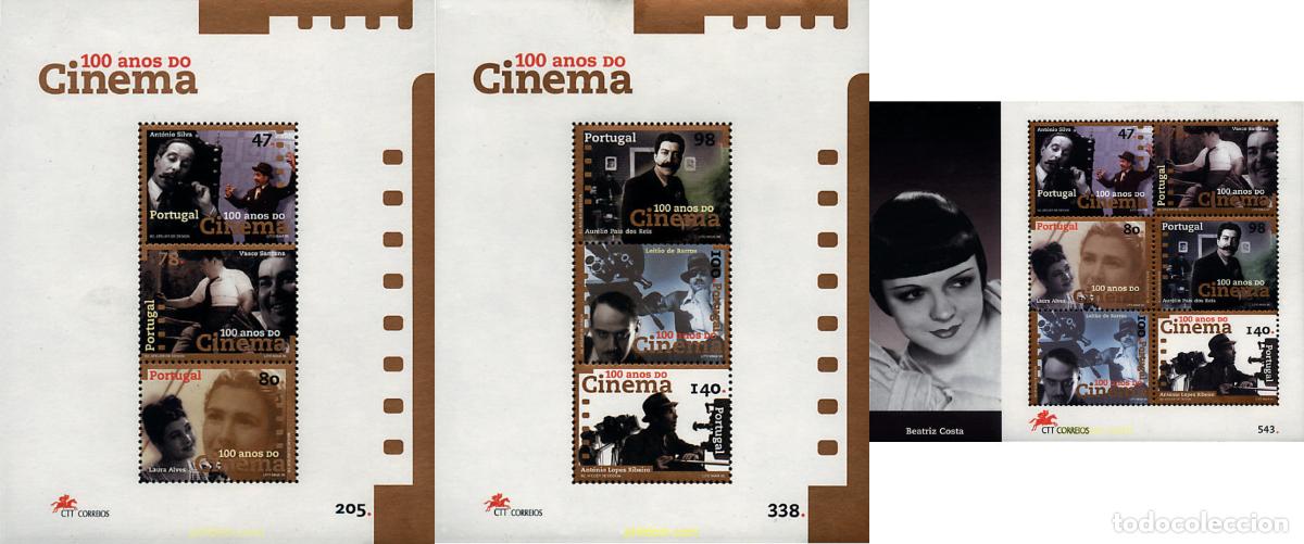 Sellos: 88389 MNH PORTUGAL 1996 CENTENARIO DEL CINE. RETRATOS DE ACTORES Y DIRECTORES