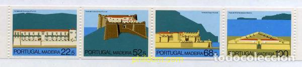 Sellos: 219301 MNH MADEIRA 1986 ARQUITECTURA. FORTALEZAS