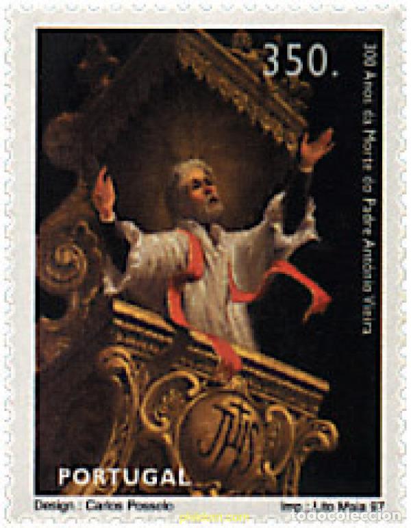 Sellos: 87068 MNH PORTUGAL 1997 300 ANIVERSARIO DE LA MUERTE DEL PADRE ANTONIO VIEIRA