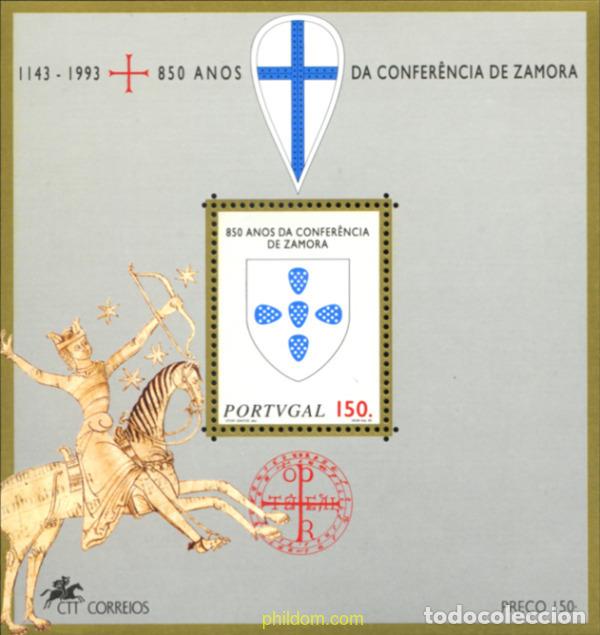 Sellos: 106718 MNH PORTUGAL 1993 850 ANIVERSARIO DE LA CONFERENCIA DE ZAMORA