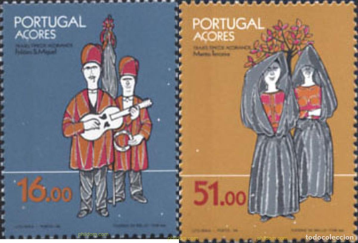 Sellos: 126417 MNH AZORES 1984 COSTUMBRES POPULARES