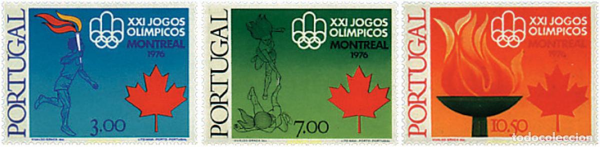 Sellos: 69289 MNH PORTUGAL 1976 21 JUEGOS OLIMPICOS VERANO MONTREAL 1976