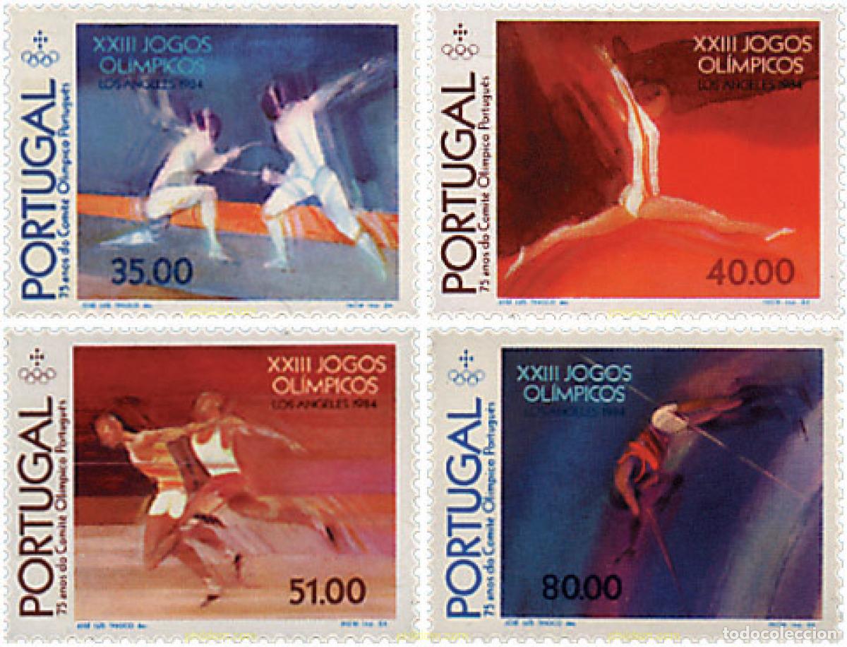 Sellos: 69336 MNH PORTUGAL 1984 23 JUEGOS OLIMPICOS VERANO LOS ANGELES 1984