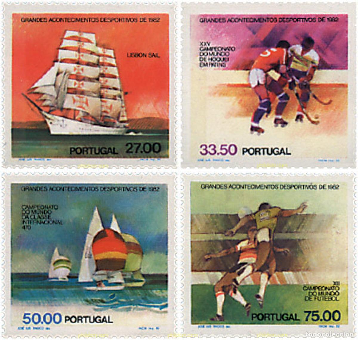 Sellos: 69332 MNH PORTUGAL 1982 GRANDES ACONTECIMIENTOS DEPORTIVOS.
