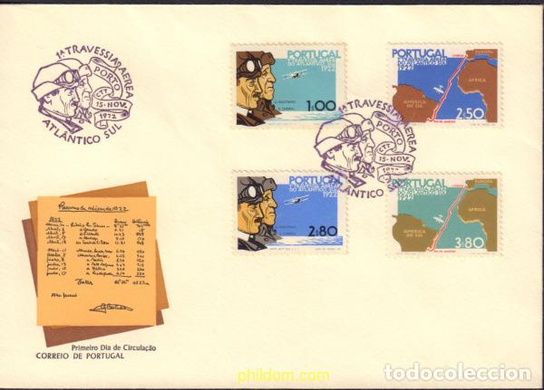 Sellos: 377255 MNH PORTUGAL 1972 50 ANIVERSARIO DE LA PRIMERA TRAVESIA AEREA LISBOA-RIO DE JANEIRO