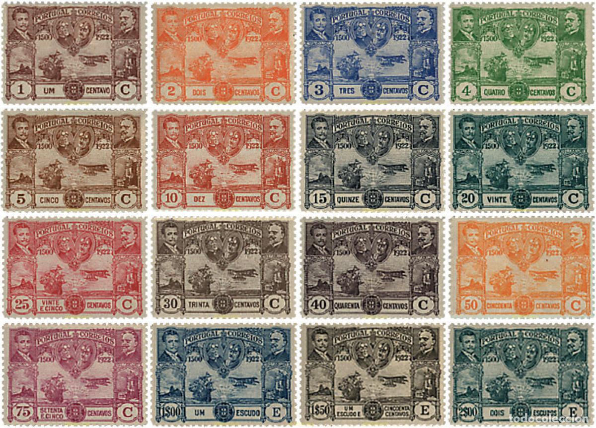 Sellos: 69257 MNH PORTUGAL 1923 TRAVESIA DEL ATLANTICO SUR.