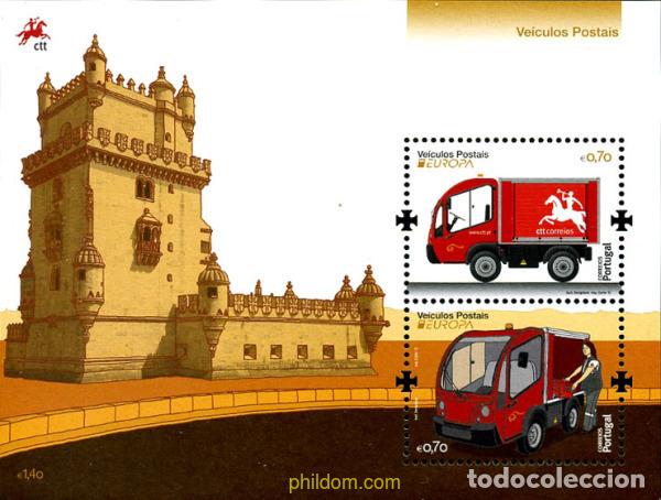 Sellos: 304198 MNH PORTUGAL 2013 EUROPA CEPT 2013 - VEHICULOS POSTALES