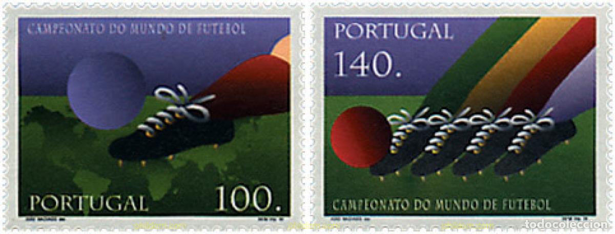 Sellos: 87585 MNH PORTUGAL 1994 COPA DEL MUNDO DE FUTBOL. USA-94