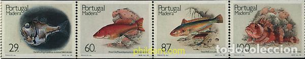 Sellos: 25779 MNH MADEIRA 1989 PECES