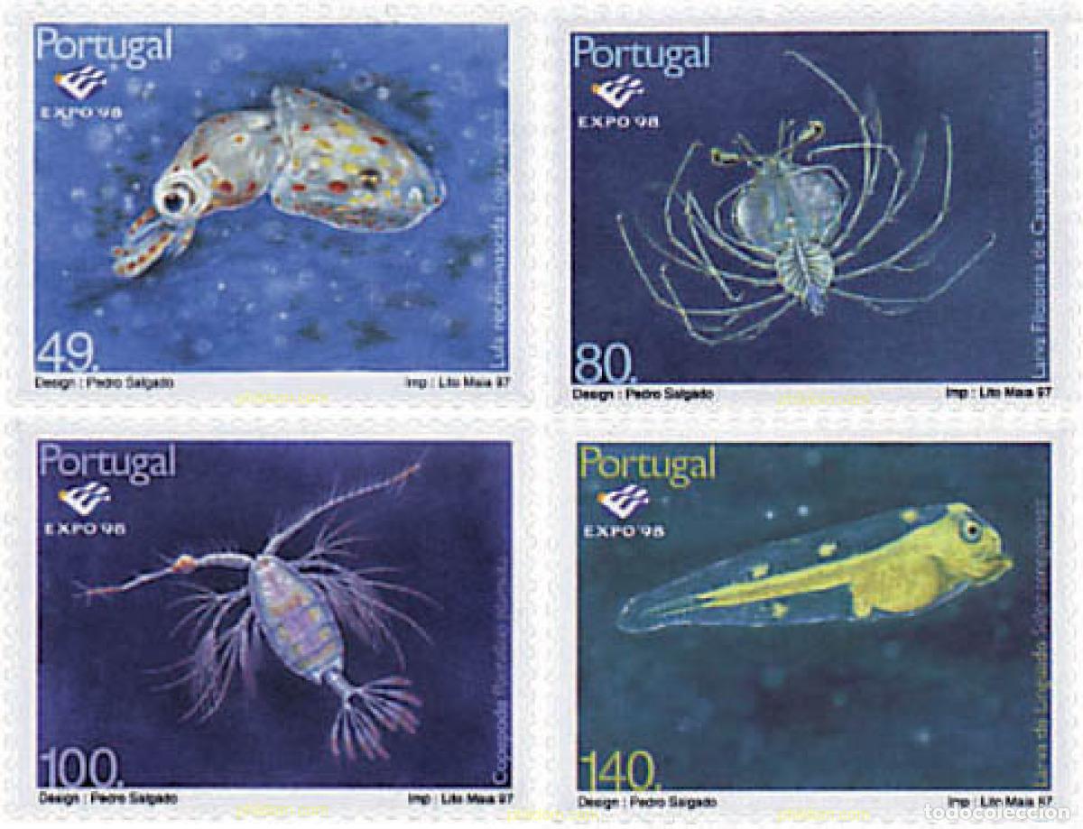 Sellos: 87107 MNH PORTUGAL 1997 EXPO 98. EXPOSICION UNIVERSAL DE LISBOA. A&Ntilde;O INTERNACIONAL DE LOS OCEANOS