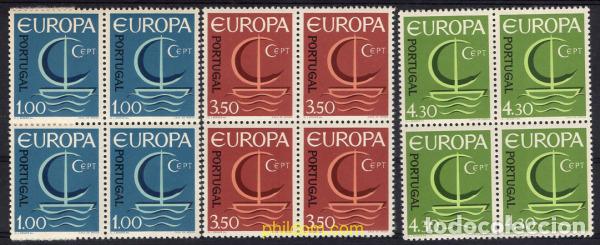 Sellos: 665846 MNH PORTUGAL 1966 EUROPA CEPT. NAVIO EUROPA