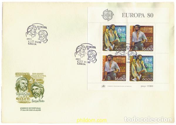 Sellos: 23886 MNH PORTUGAL 1980 EUROPA CEPT. GENTE FAMOSA