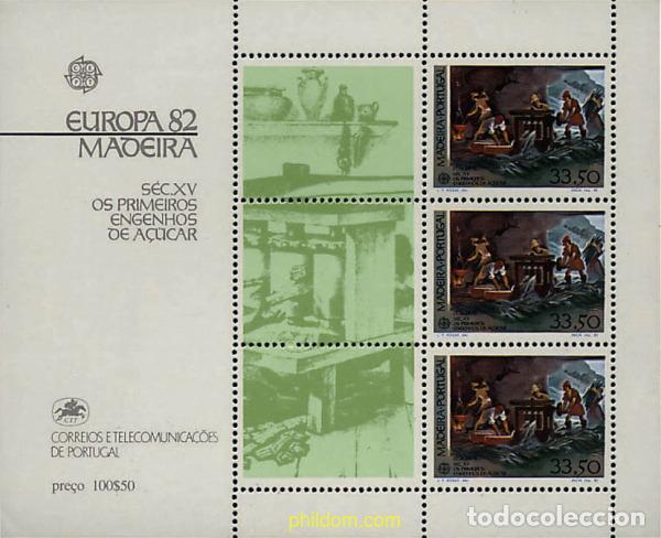 Sellos: 62496 MNH MADEIRA 1982 EUROPA CEPT. HISTORIA