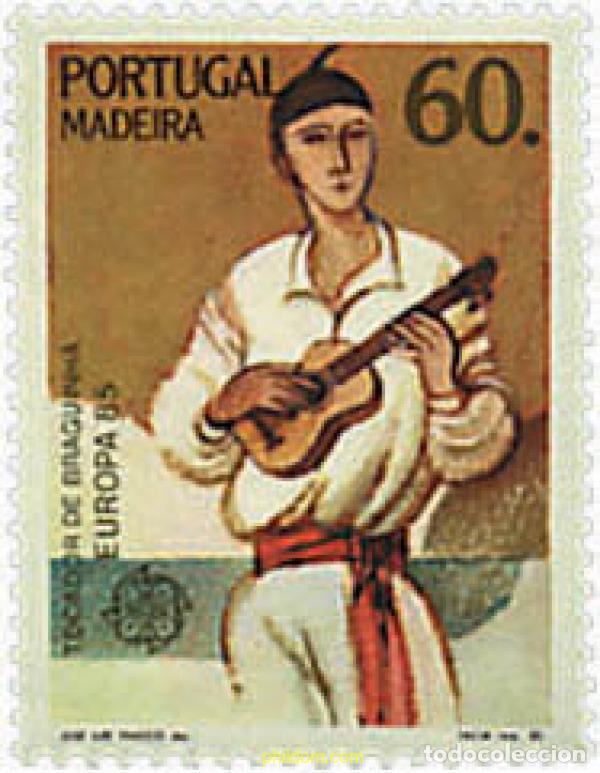 Sellos: 62598 MNH MADEIRA 1985 EUROPA CEPT. A&Ntilde;O EUROPEO DE LA MUSICA