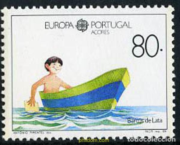 Sellos: 203510 MNH AZORES 1989 EUROPA CEPT. JUEGOS INFANTILES
