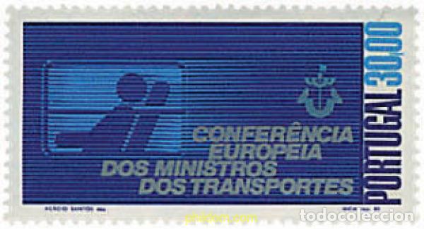 Sellos: 93218 MNH PORTUGAL 1983 CONFERENCIA EUROPEA DE MINISTROS DE TRANSPORTE