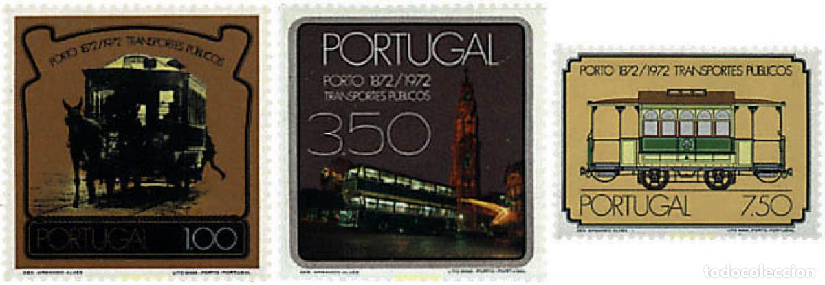 Sellos: 57148 MNH PORTUGAL 1973 CENTENARIO DE LOS TRANSPORTES PUBLICOS DE PORTO