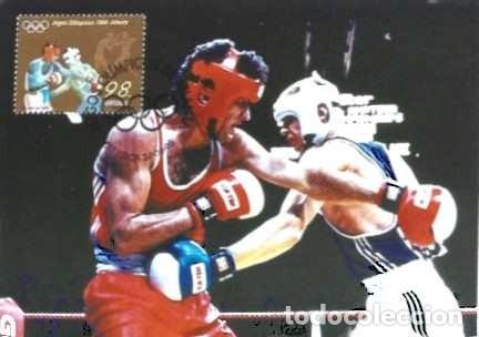 Sellos: Portugal y M&aacute;xima, Juegos Ol&iacute;mpicos de Atlanta, Boxeo, Lisboa 1996 (163)