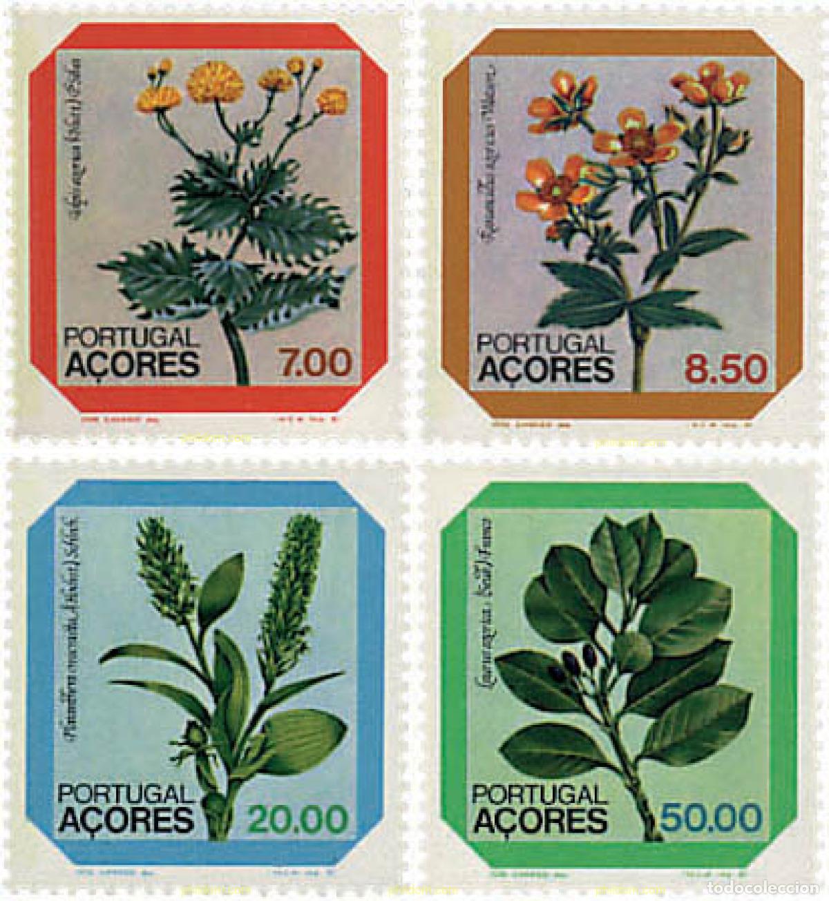 Sellos: 80759 MNH AZORES 1981 FLORES REGIONALES DE AZORES