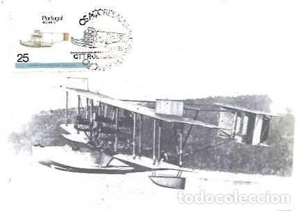Sellos: Portugal y M&aacute;xima, Las Azores en la historia de la aviaci&oacute;n, Hidroavi&oacute;n NC 4, Ponta Delgada 1987 (52
