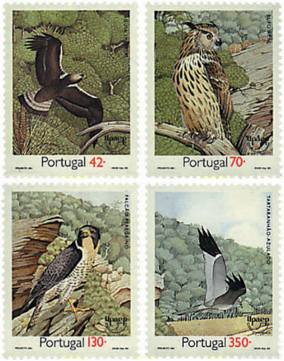 Sellos: 87626 MNH PORTUGAL 1993 AMERICA-UPAEP 1993 - FAUNA EN VIA DE EXTINCION
