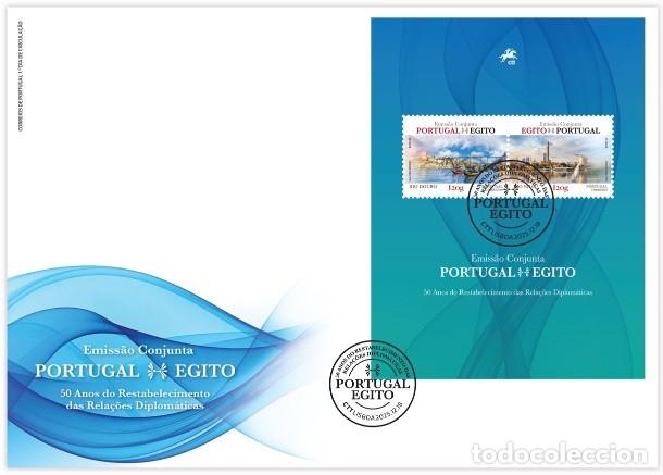 Sellos: Portugal & FDC Emiss&atilde;o Conjunta Portugal e Egito, Rio Douro e Rio Nilo 2025 (3888)