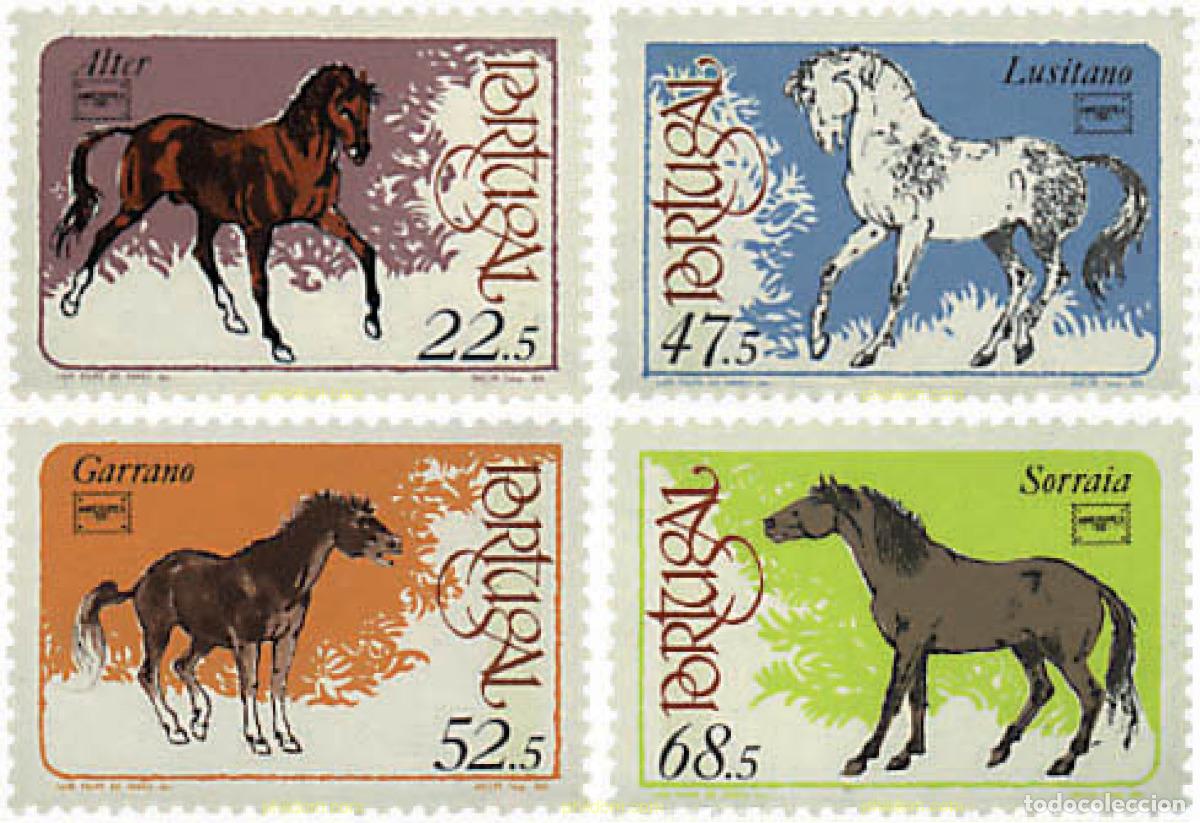 Sellos: 88356 MNH PORTUGAL 1986 CABALLOS DE RAZA PORTUGUESA.