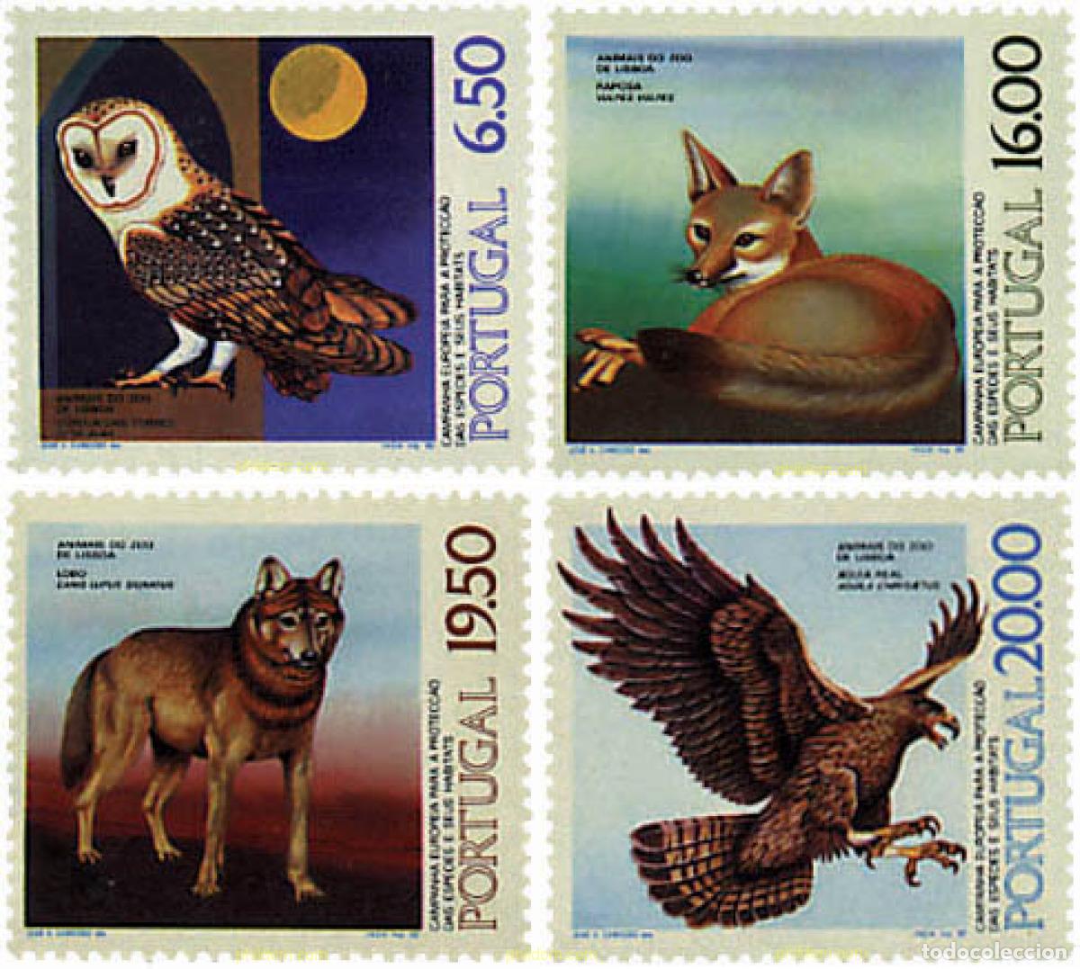 Sellos: 69329 MNH PORTUGAL 1980 CAMPA&Ntilde;A EUROPEA POR LA PROTECCION DE LAS ESPECIES Y SUS HABITATS