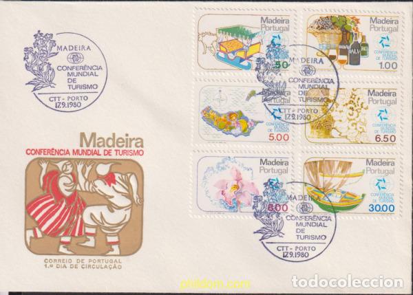 Sellos: 403887 MNH MADEIRA 1980 CONFERENCIA MUNDIAL DE TURISMO EN MADEIRA