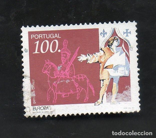 Sellos: FILA SELO PORTUGAL 1994 AF-2198 YT-1988 EUROPA CEPT PORTUGAL CIRCULADO